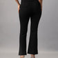 Black Slim Tapered Crystal-Trimmed Trousers – Women Bottom Wear