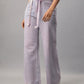 Stylish Purple Denim Wide-Leg Jeans – Buy Online India