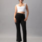Stylish Black Crystal Detail Trousers for Women Online