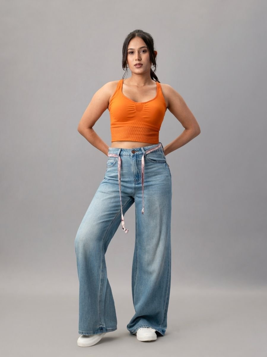 Buy Women's Wide Leg Jeans Online at the Best Prices