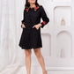 Natica black embroidered collar dress – Buy work dresses for women online in India