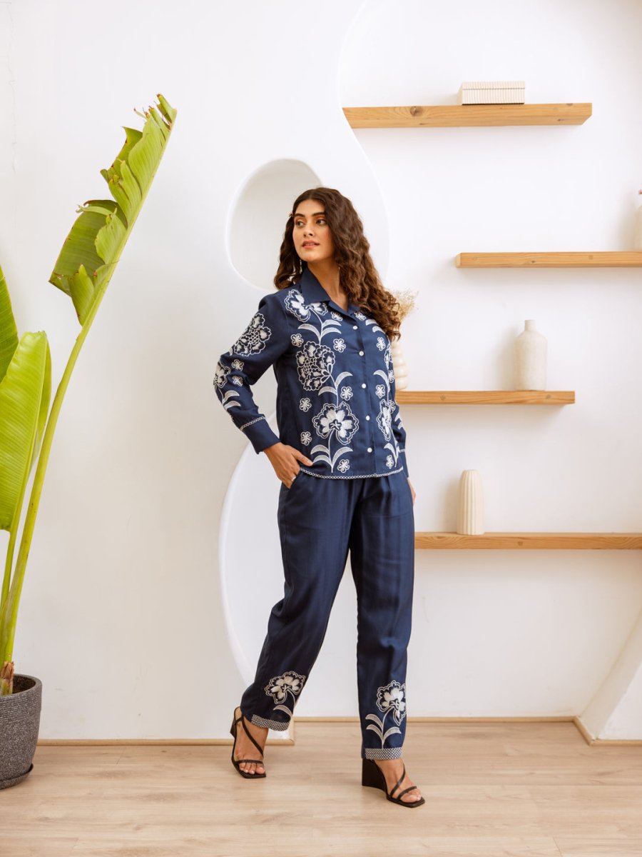 Embroidered Co-Ord Set for Women Online in India – Cotton Collection by Natica