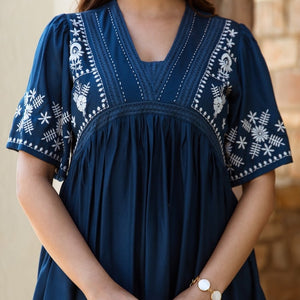 Handcrafted cotton casual dress – Shop for Women Dresses Online in India at Natica