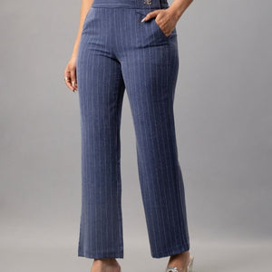 High Waist Relaxed Fit Trouser