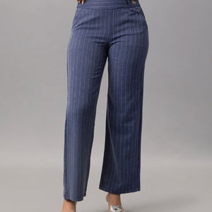 High Waist Relaxed Fit Trouser