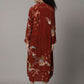 Rust Red Floral Silk Dress - Buy Work dresses for Women Online in India
at Natica
