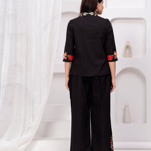 Embroidered Cotton Co-Ord Set for Women