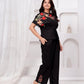 Buy Natica Stylish & Western Co-Ord Sets – Black Embroidery Cotton Outfit