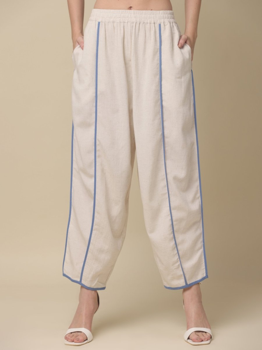 Oversized Co-Ord Set for Women Online in India – Breezy Blue Cotton by Natica