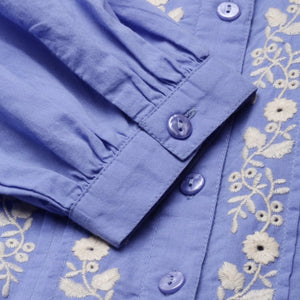 Natica pastel blue party embroidered dress – Buy party dresses for women online in India