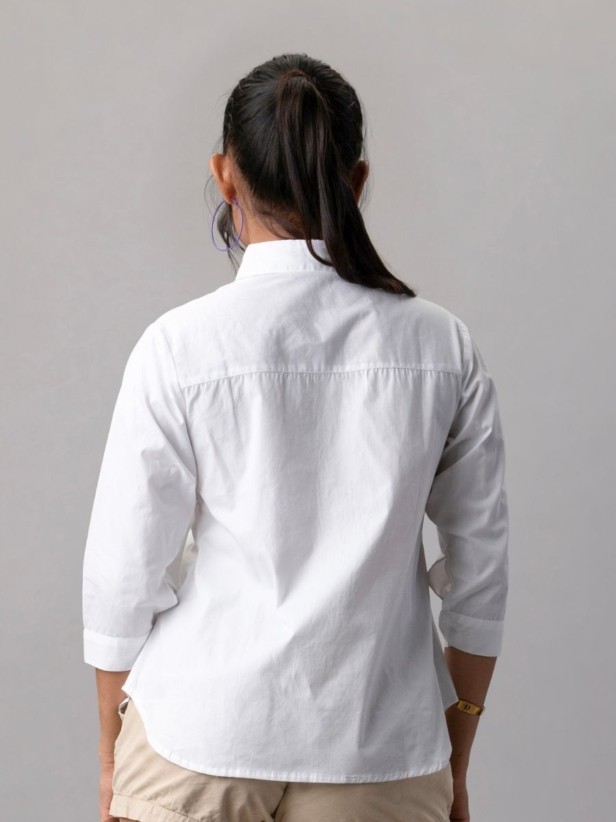 Petal Patch Embroidered Shirt