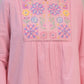 Natica pink bloom stylish embroidered dress – Buy stylish dresses for women online in India