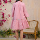 Natica pink bloom party embroidered dress – Buy party dresses for women online in India