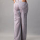 Oversized Purple Denim Wide Leg Pants for Women Online