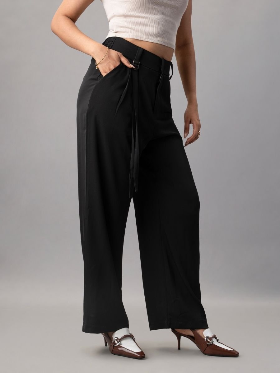 Buy High Rise Trousers Women online in India