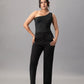 Trendy Black Slim Fit Work Trousers for Women Online