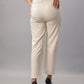 Trendy Ivory Slim Fit Formal Trousers for Women Online