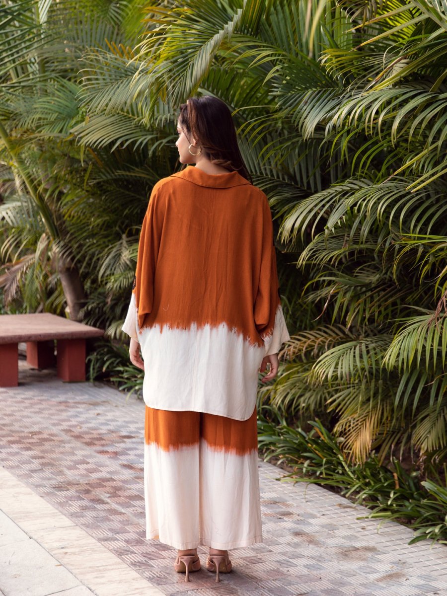 Shop Western Co-ords Set for Women Online in India – Tie-Dye Oversized Natica